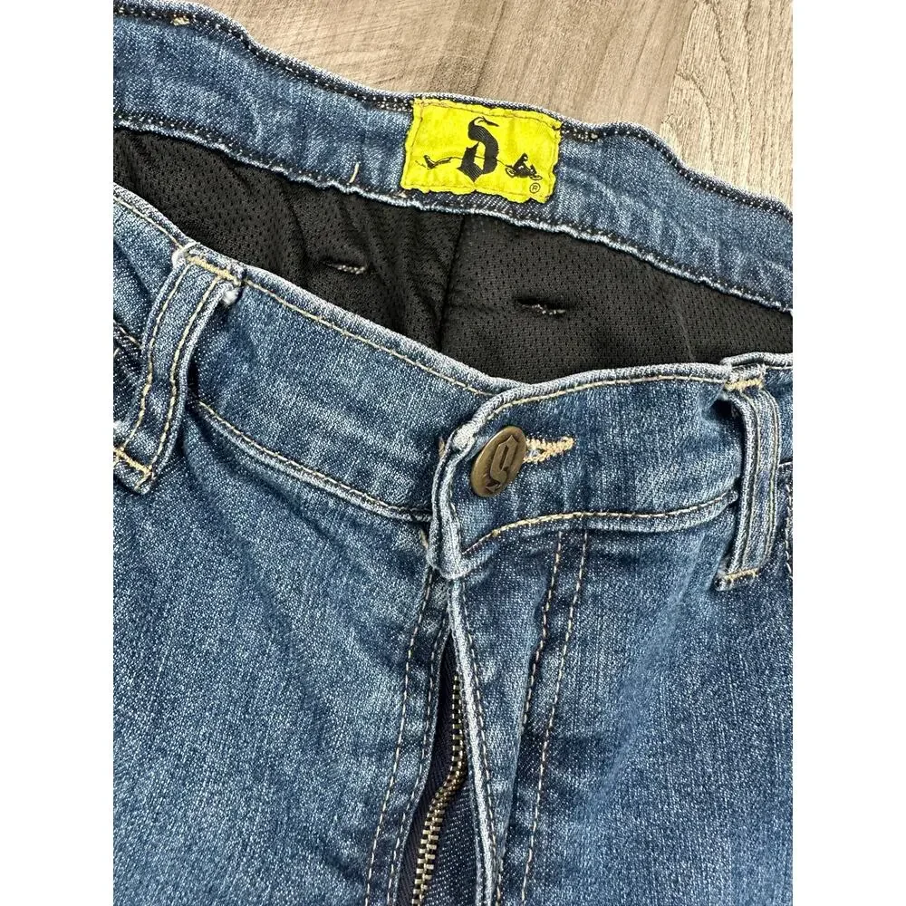 Sartso Killer Kevlar Motorcycle Jeans Blue — Size 36